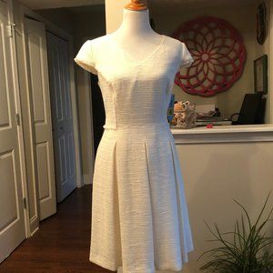 New Cream/Ivory Antonio Melani Fit & Flare Dress